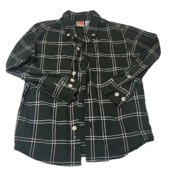 Mckids Other - Vintage McKids green plaid buttondown, size 5